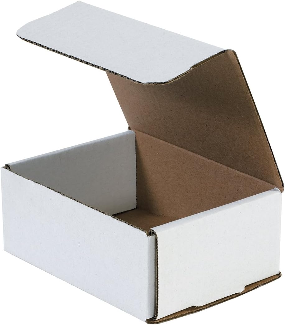 Aviditi White Corrugated Cardboard Mailing Boxes for Shipping