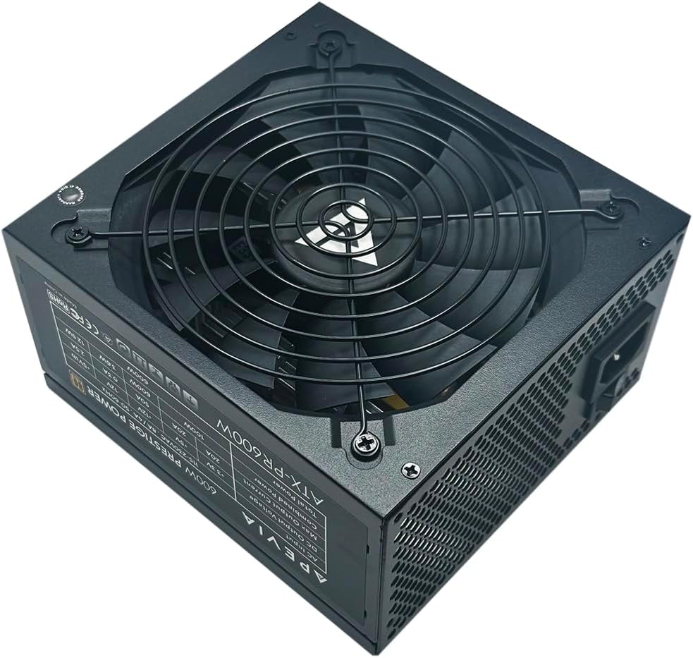 Apevia ATX-PR600W Prestige 600W Power Supply for Gamers
