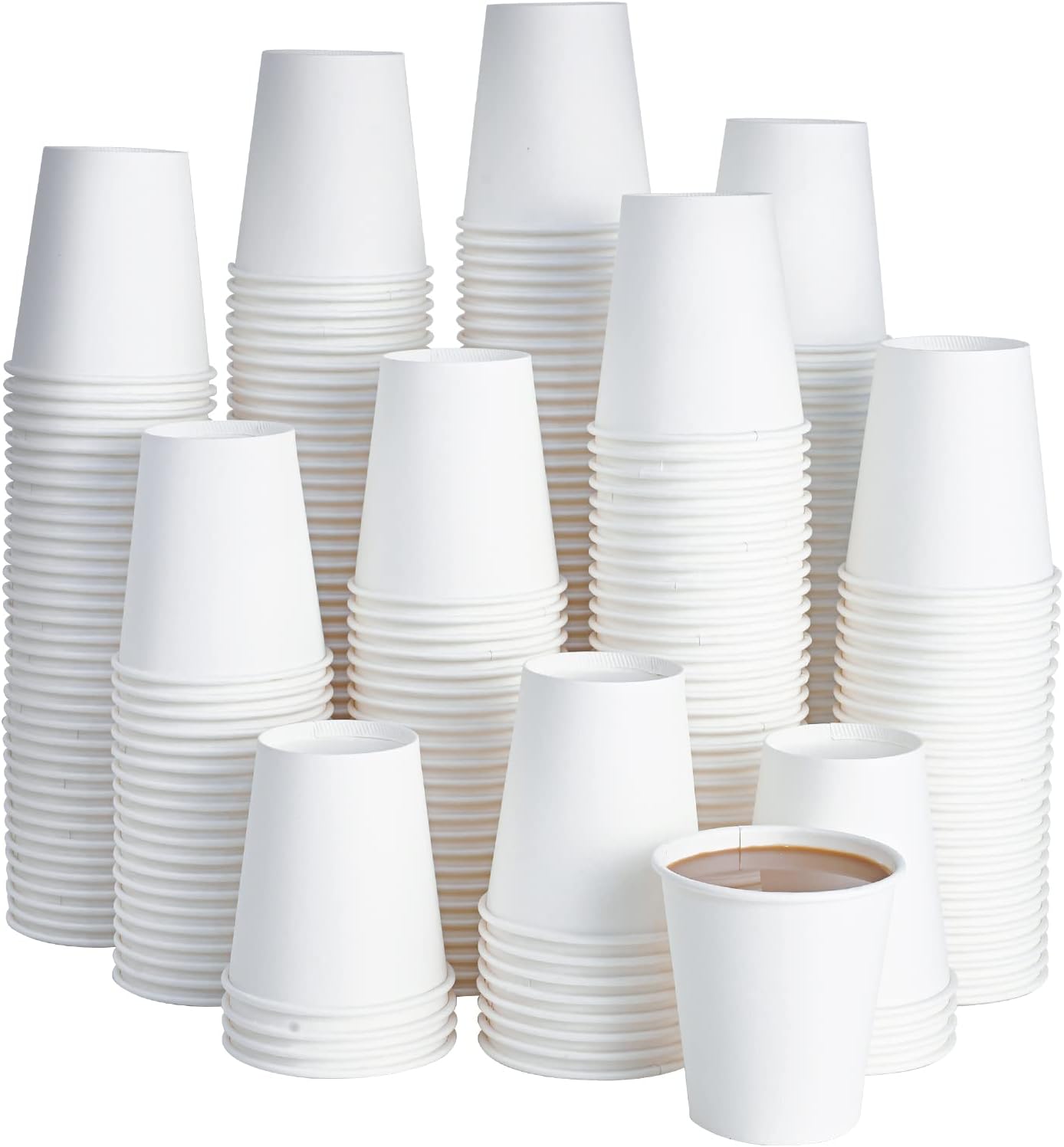 LITOPAK 10 oz Disposable Coffee Cups - Perfect for Any Occasion!