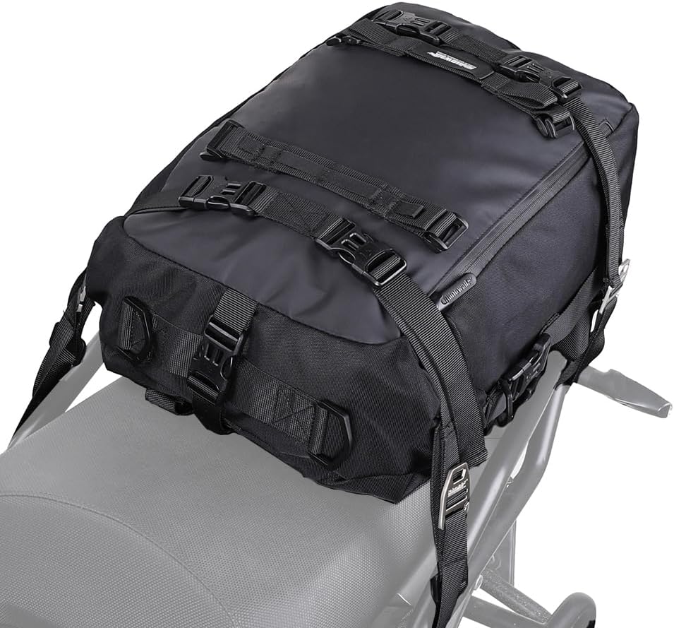 Rhinowalk Motorcycle Tail Bag 20L Waterproof Motor Travel Luggage
