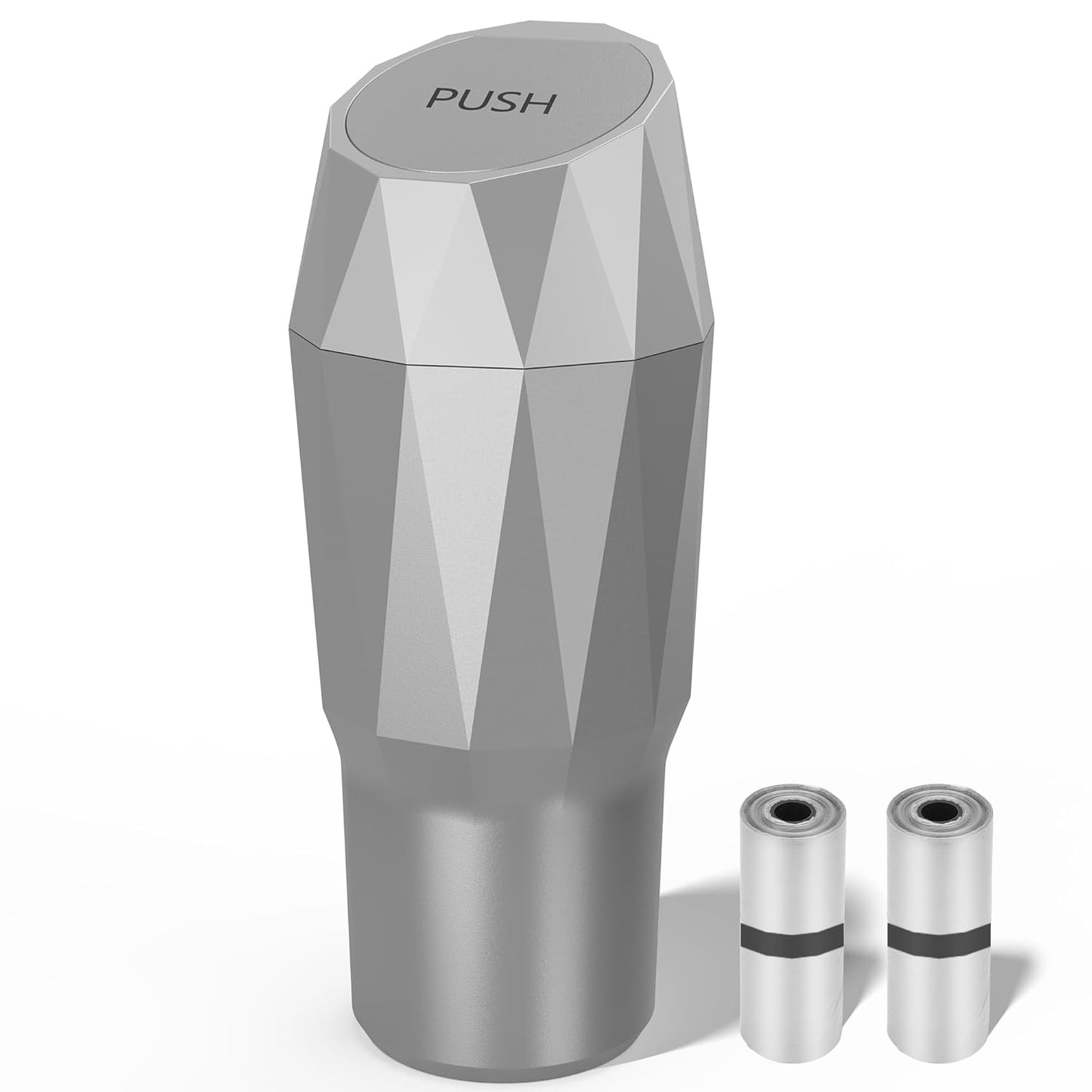 VOXSANEY Leakproof Car Trash Can - Organize with Ease!
