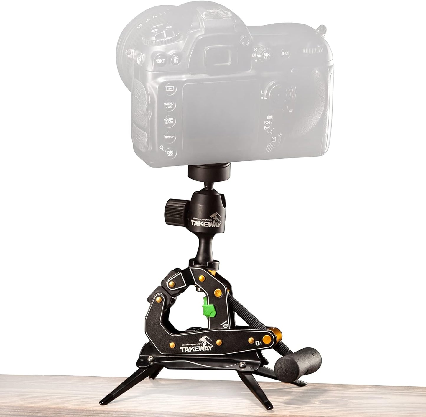 Camera Clamp Mount Stand with Phone Holder for Creative Shoots