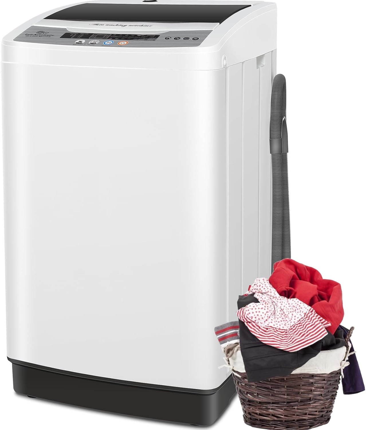 Nictemaw Portable Washing Machine with Drain Pump for Home