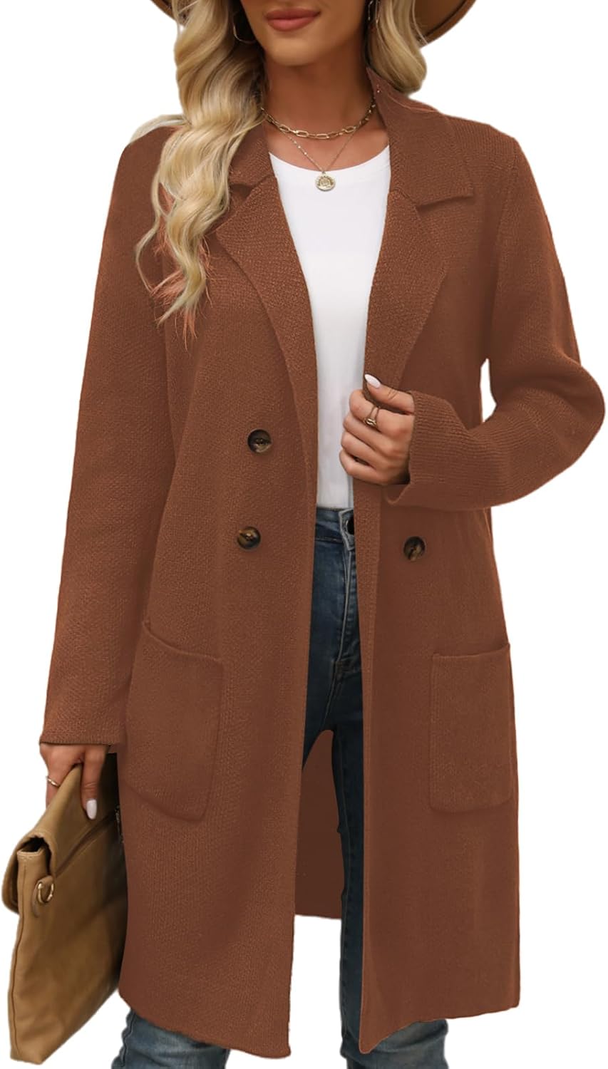 CiCiBird Women Fall Long Cardigan Sweater for Cozy Style