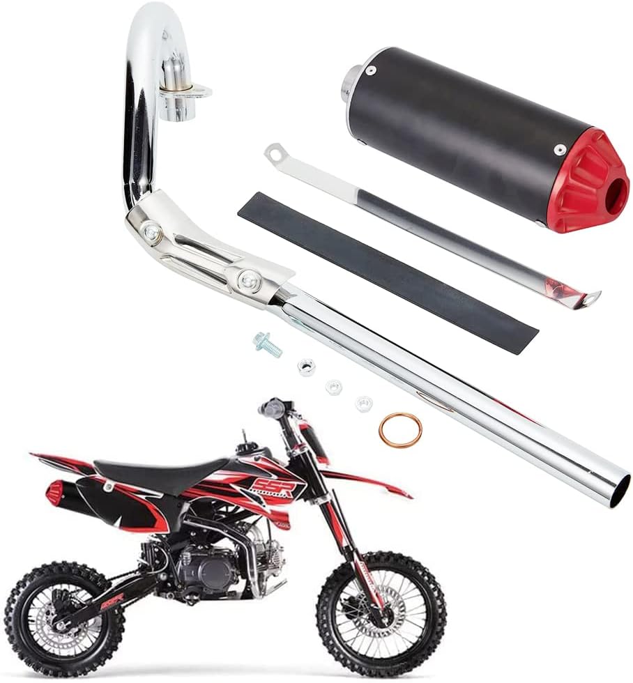 28mm High Performance Exhaust Muffler Silencer Pipe Assembly Kit