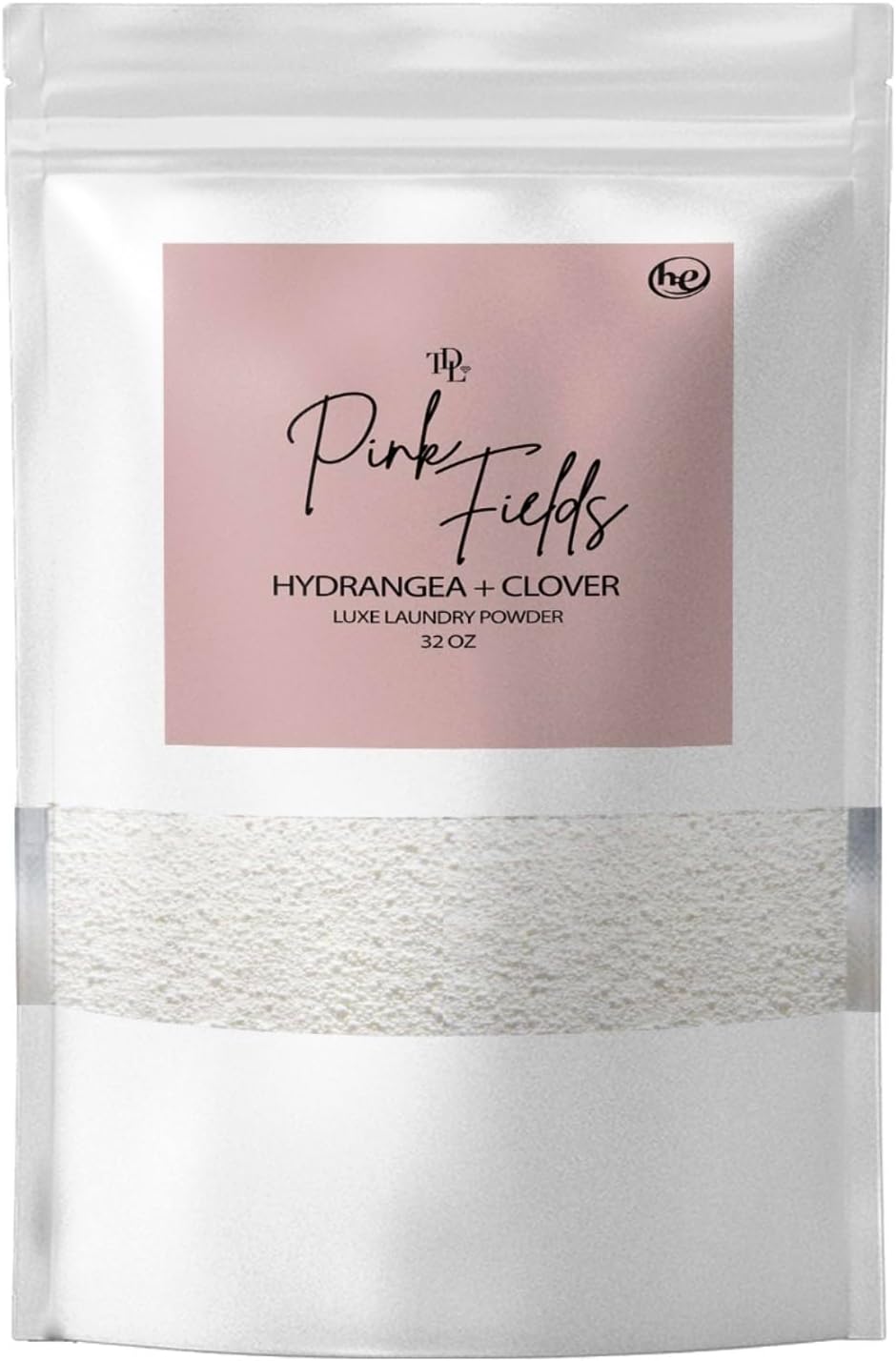 PINK FIELDS Hydrangea & Clover Laundry Detergent - Powerful Stain & Odor Removal