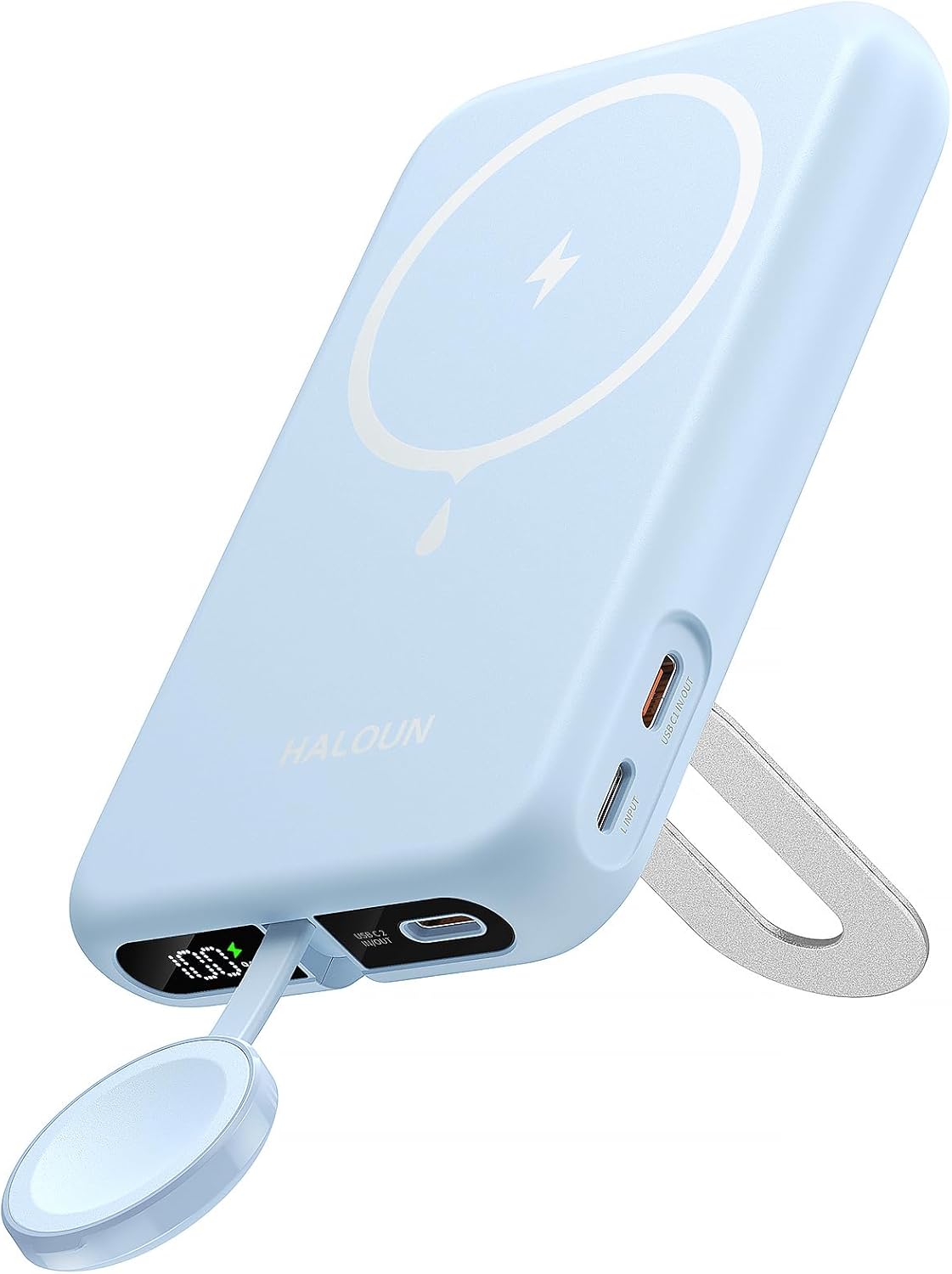 Magnetic Portable Charger for iPhone and Apple Watch 10000mAh
