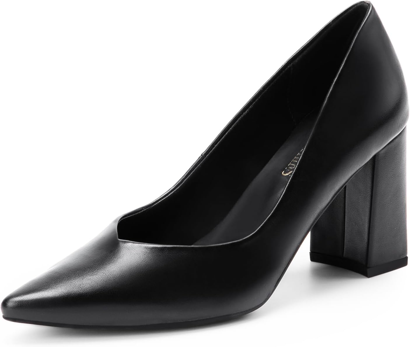 DREAM PAIRS Womens High Chunky Closed Toe Block Heels for Elegance