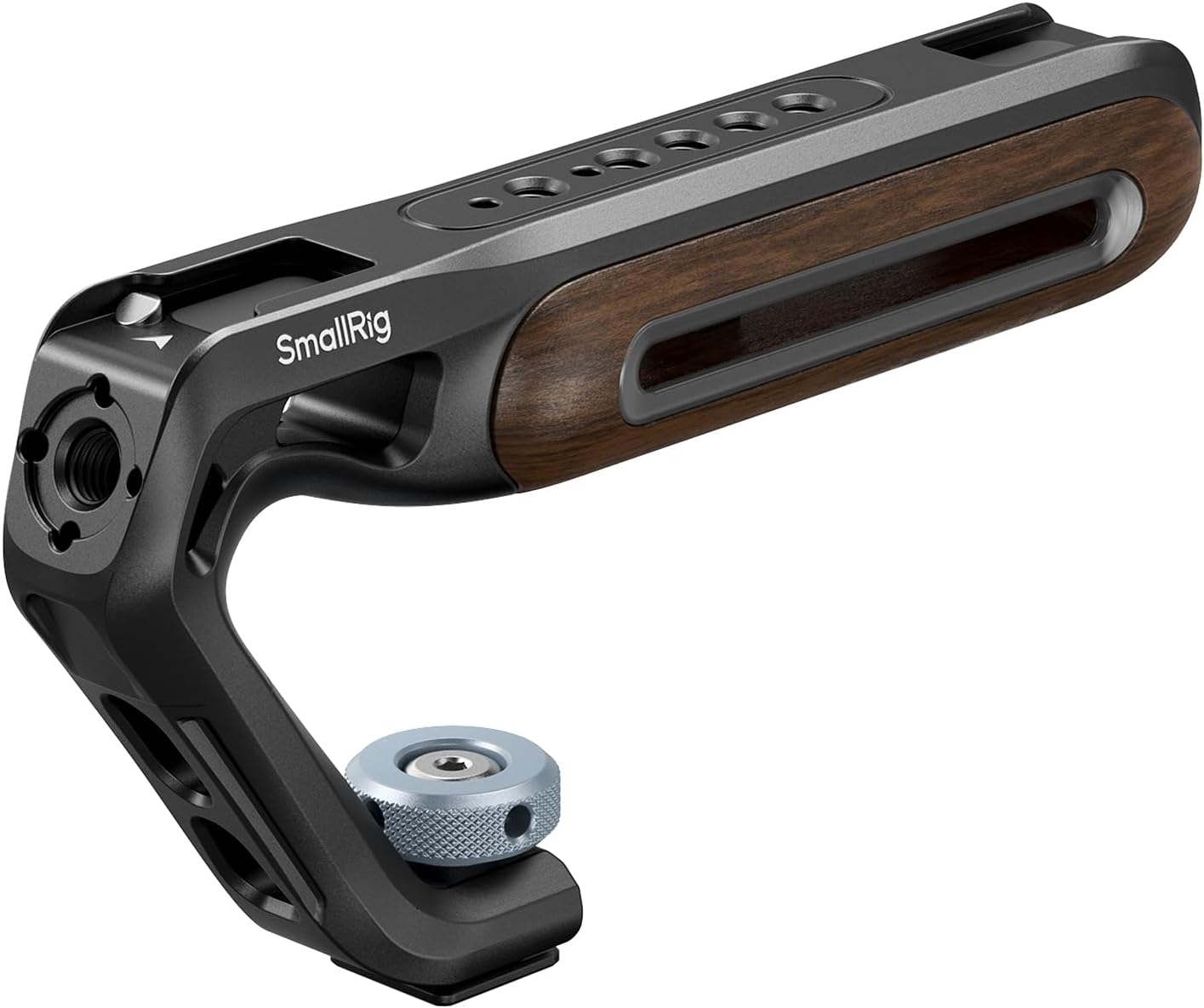 SmallRig Wooden Top Handle with Cold Shoe Mount for Cameras