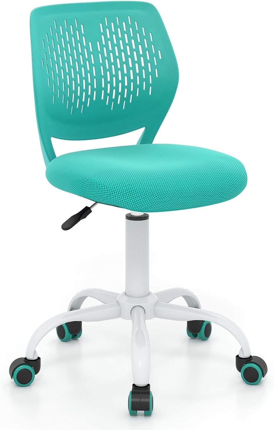 Adjustable Mesh Kids Desk Chair, Turquoise