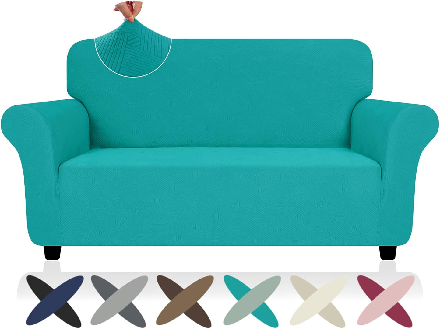 Super Stretch Loveseat Covers for Dogs, Pet Friendly Design