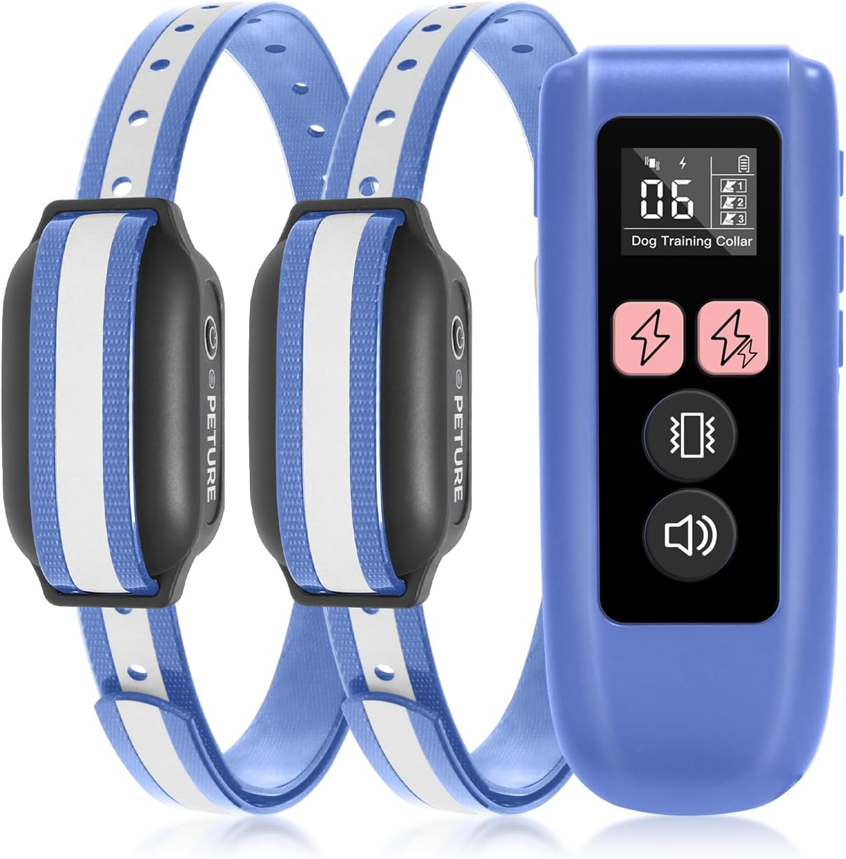 Dog Shock Collar for 2 Dogs - 3300Ft Training Collar with Remote
