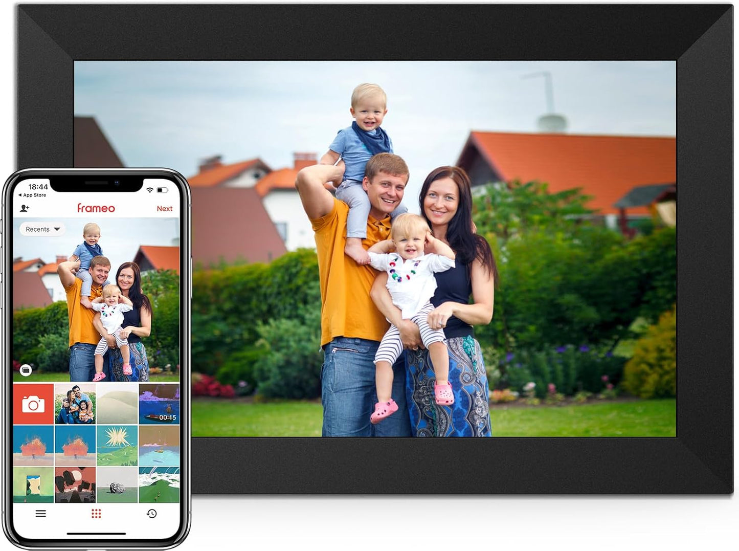 WiFi 10.1ft' Digital Picture Frame for Remote Sharing and More