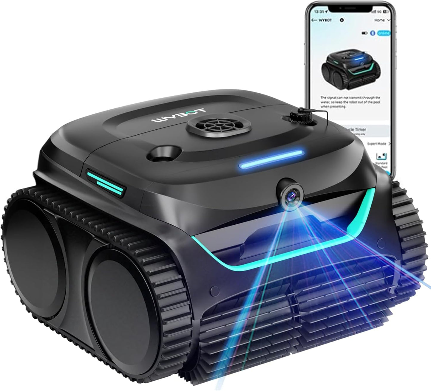 2025 WYBOT C2 Vision Cordless Pool Cleaner Robot for Inground Pools