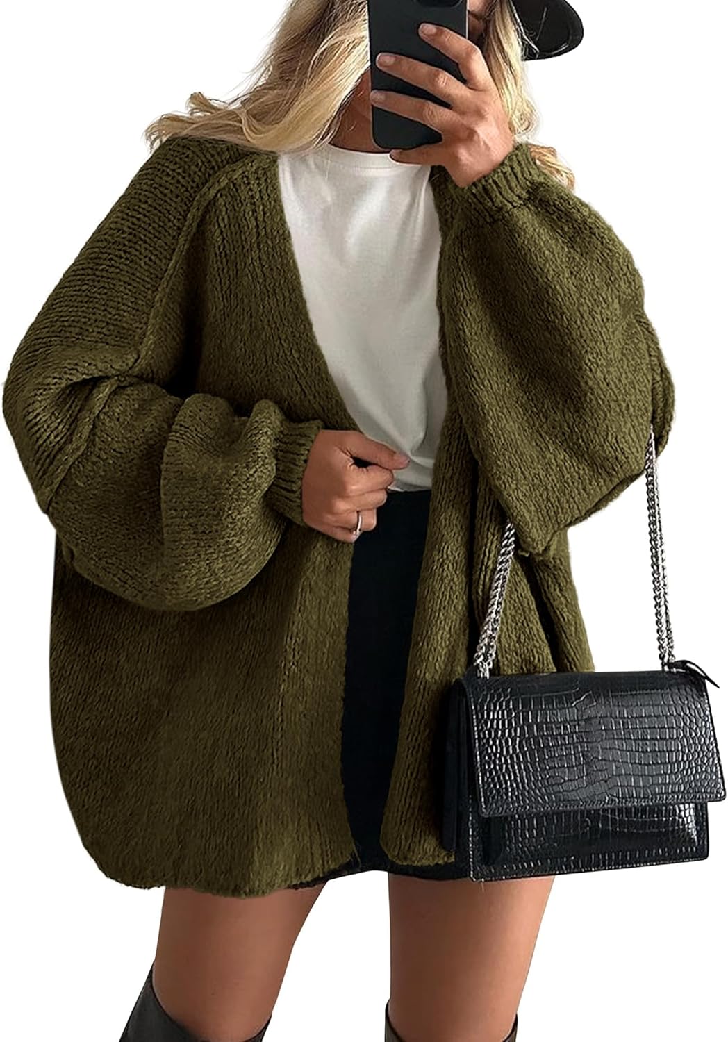 PRETTYGARDEN Womens Oversized Cardigan Sweaters for Fall Style