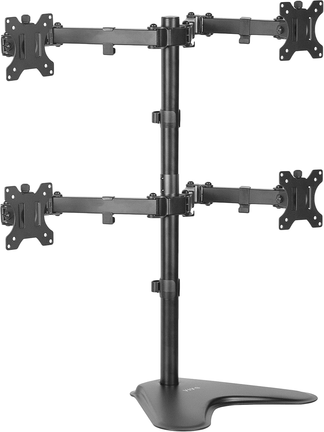 VIVO Quad Monitor Free-Standing Mount for 13 to 30 inch Screens