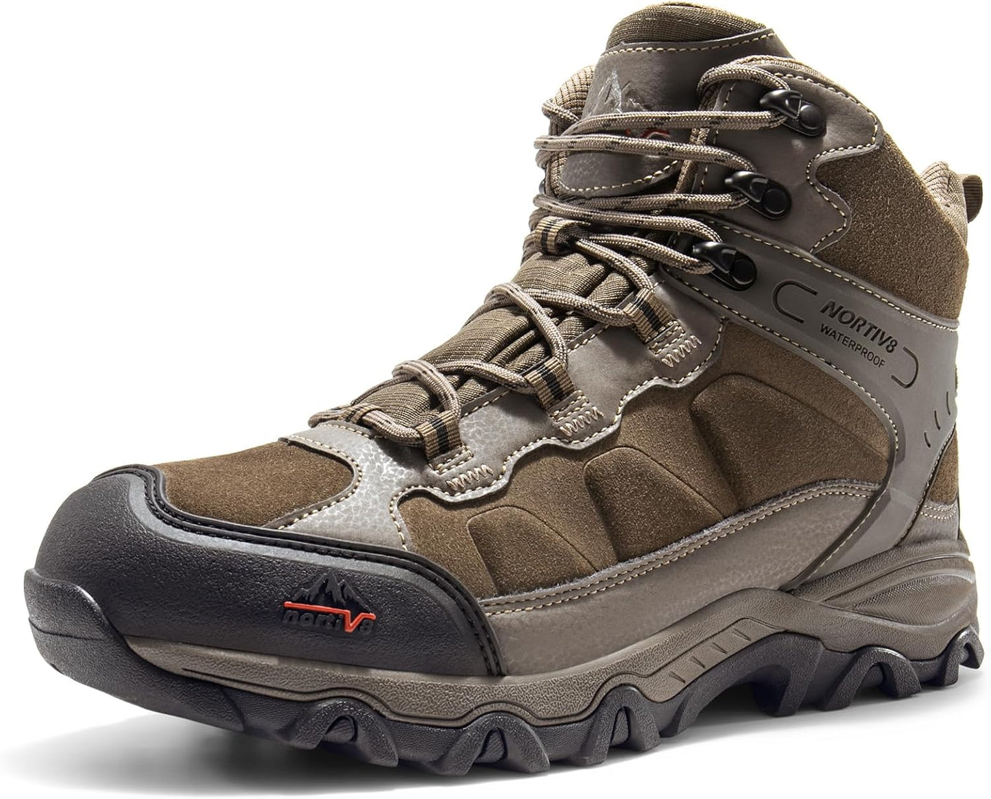 NORTIV 8 Men's Waterproof Hiking Boots for Outdoor Adventures