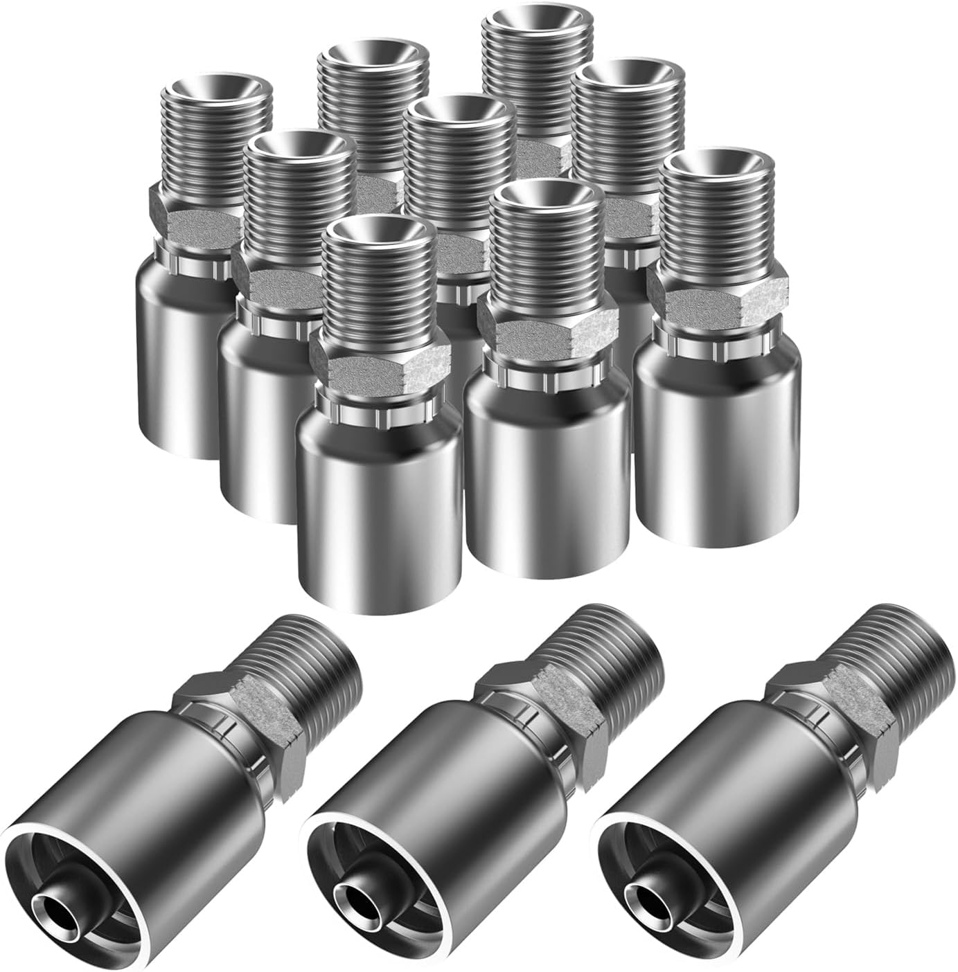 12PCS 3/8in NPTF Male Female Hydraulic Hose Fittings Review