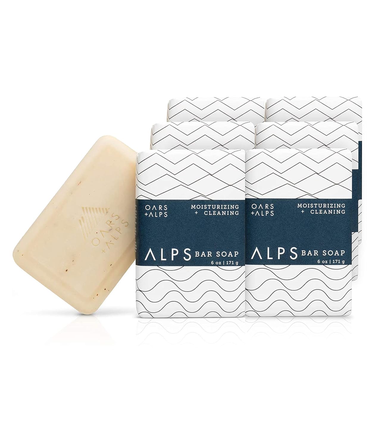 Oars + Alps Moisturizing Men's Bar Soap for Hydrated Skin