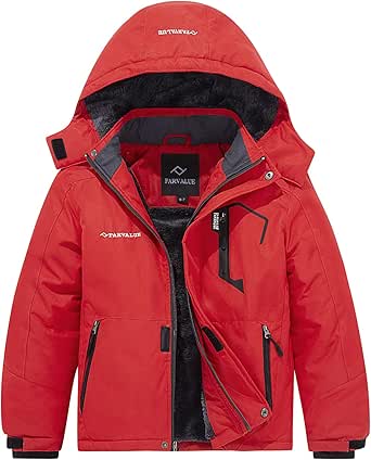 FARVALUE Boys Waterproof Ski Jacket for Winter Sports and Fun