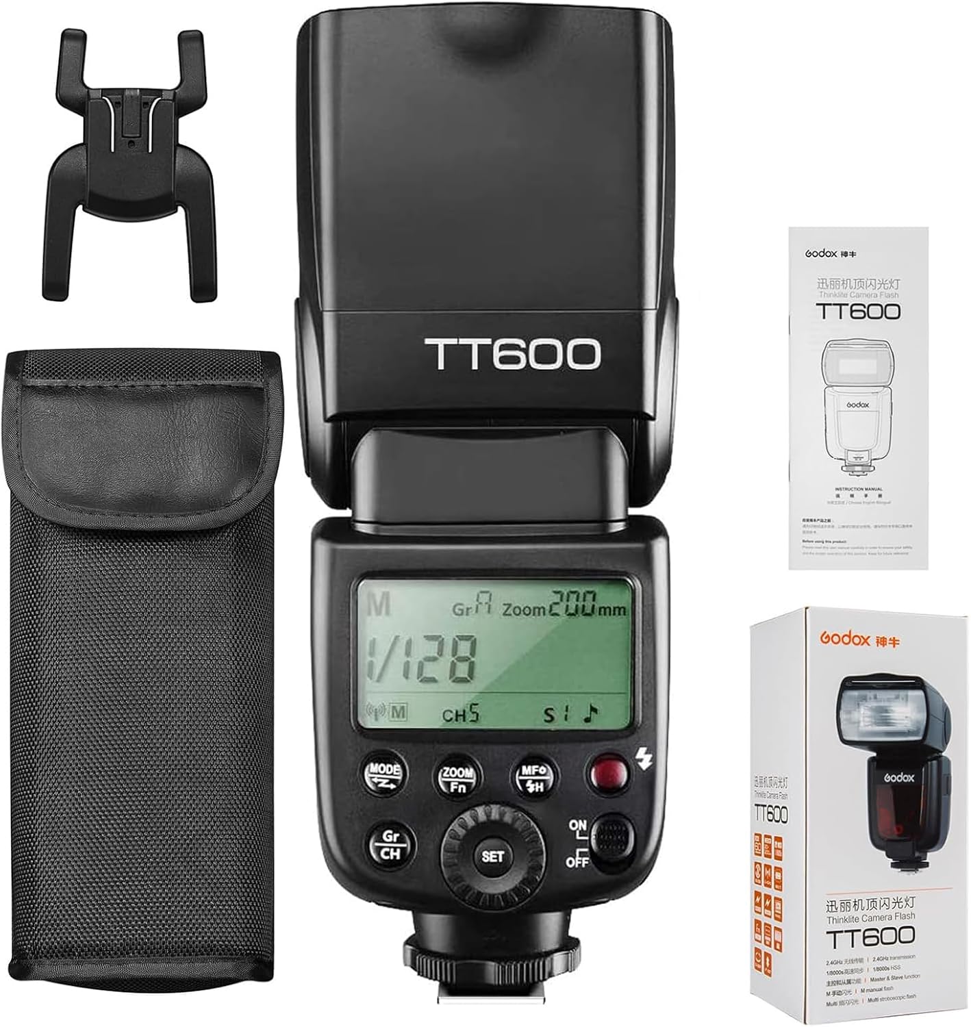 Godox TT600 Wireless Flash with High-Speed Sync for Canon Nikon
