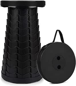 Hesanzol Portable Telescoping Stool for Camping and Travel