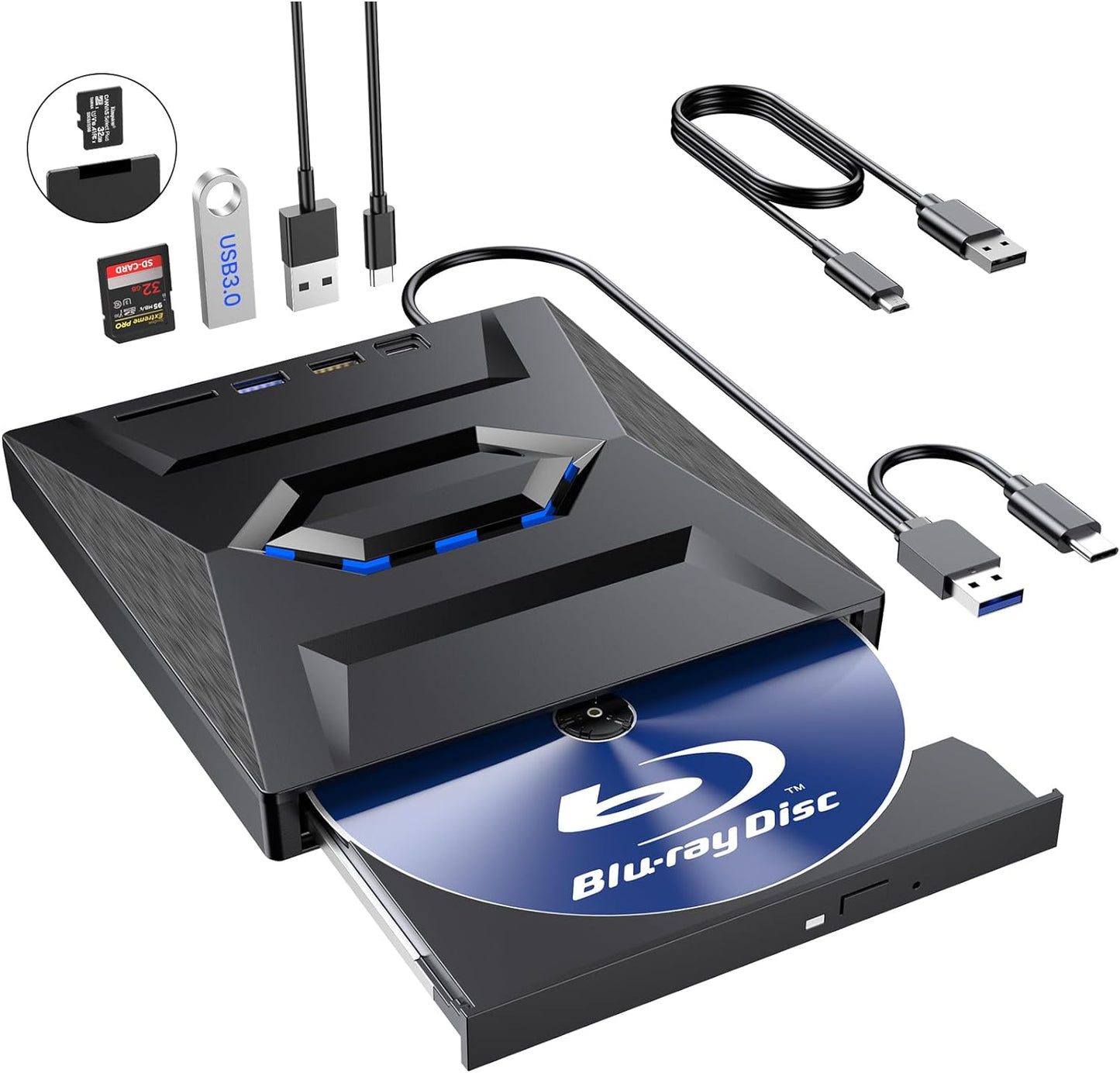 High-Speed External Blu-Ray Drive for PC & Mac - BPAKDU