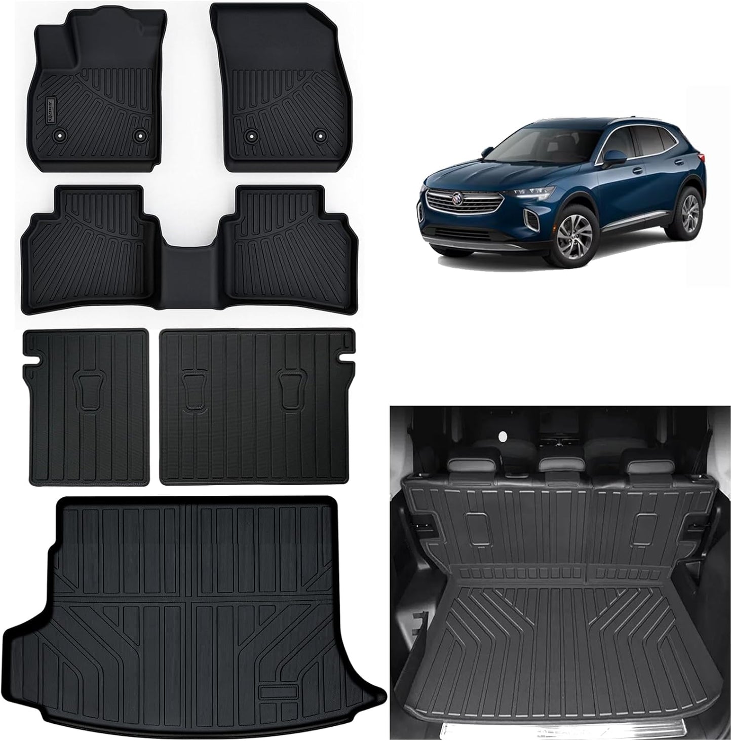 Custom Fit Floor Mats for 2021-2026 Buick Envision 5 Seats