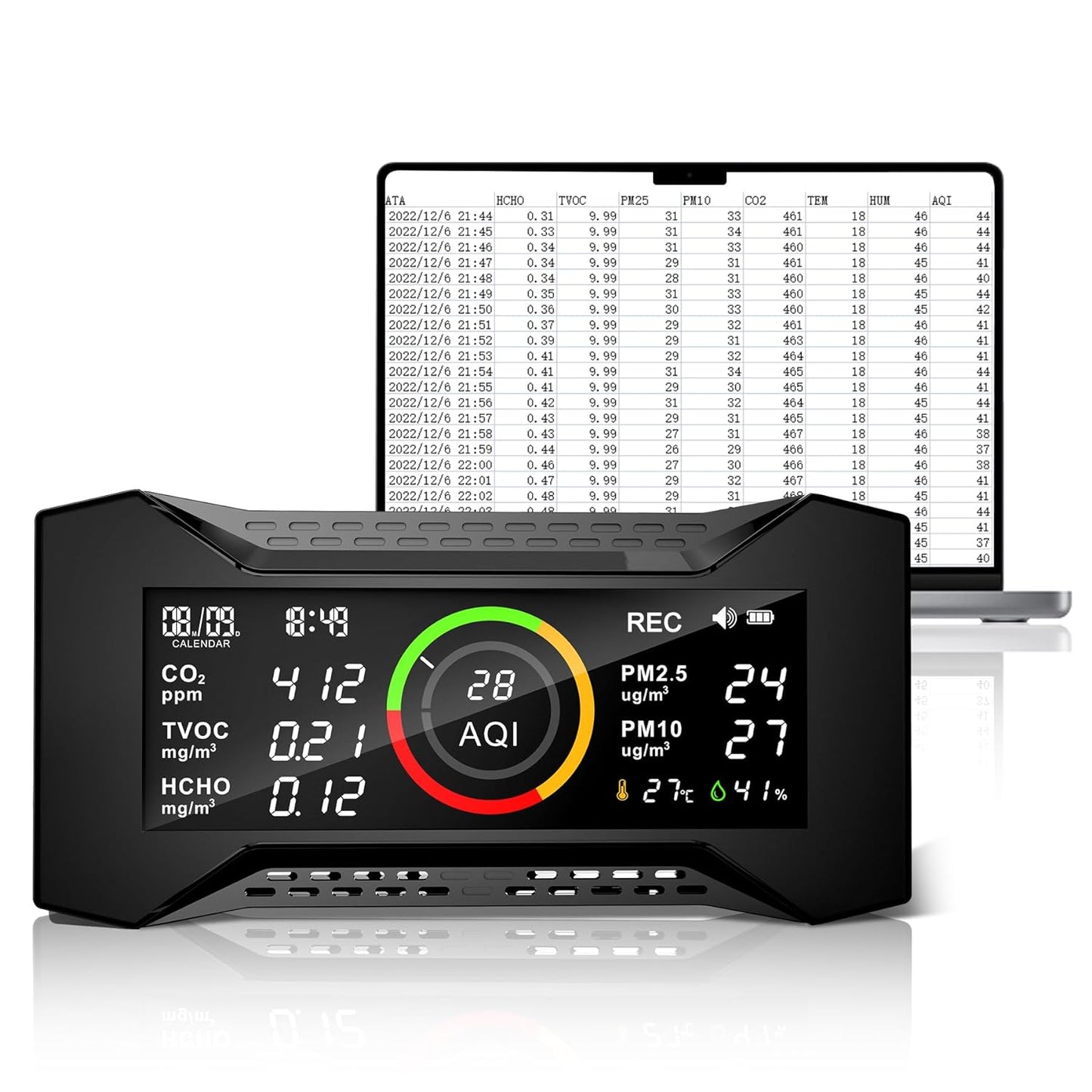 Simbow Air Quality Monitor: 7-in-1 Wildfire Detector