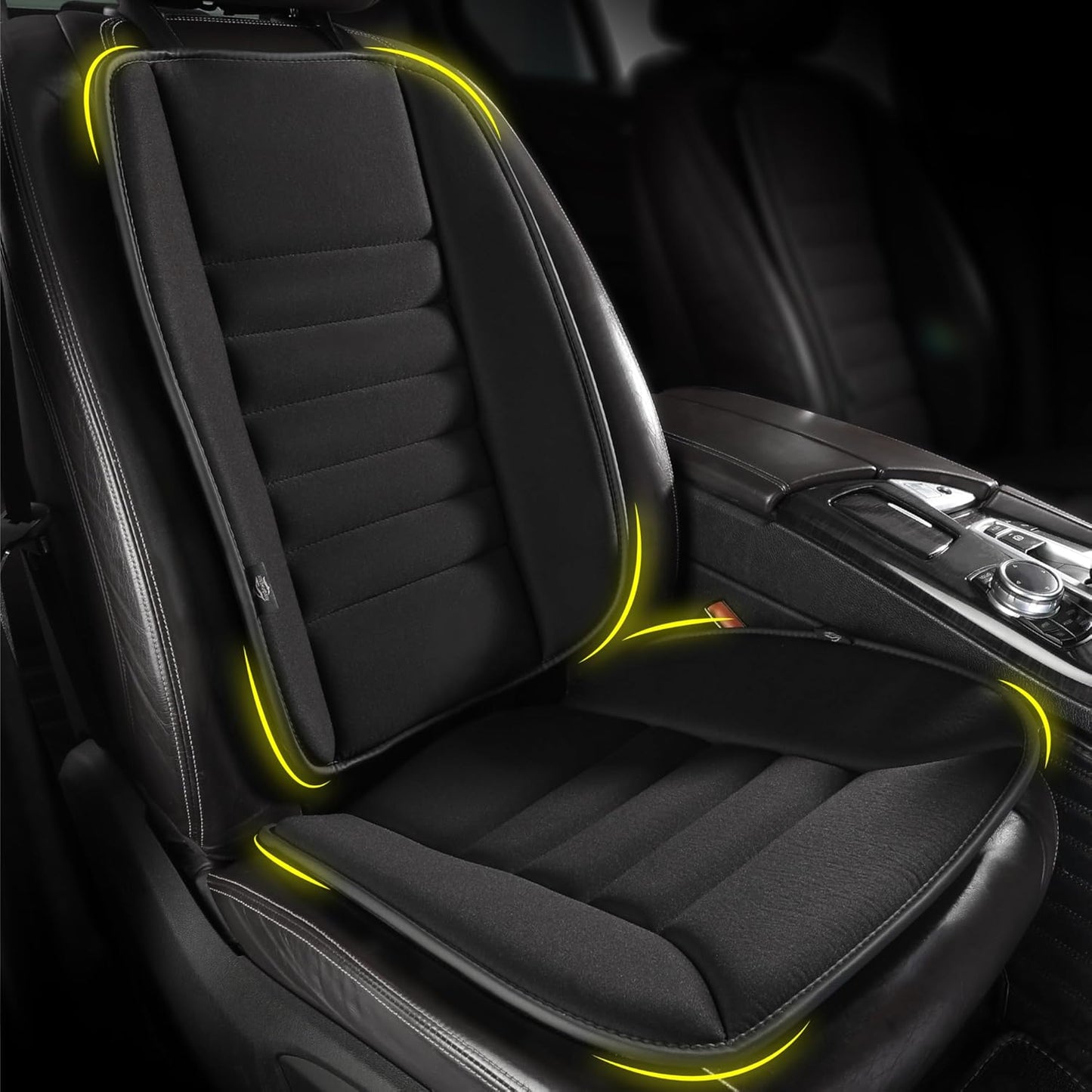 Memory Foam Car Seat Cushion Set: Pain Relief & Comfort