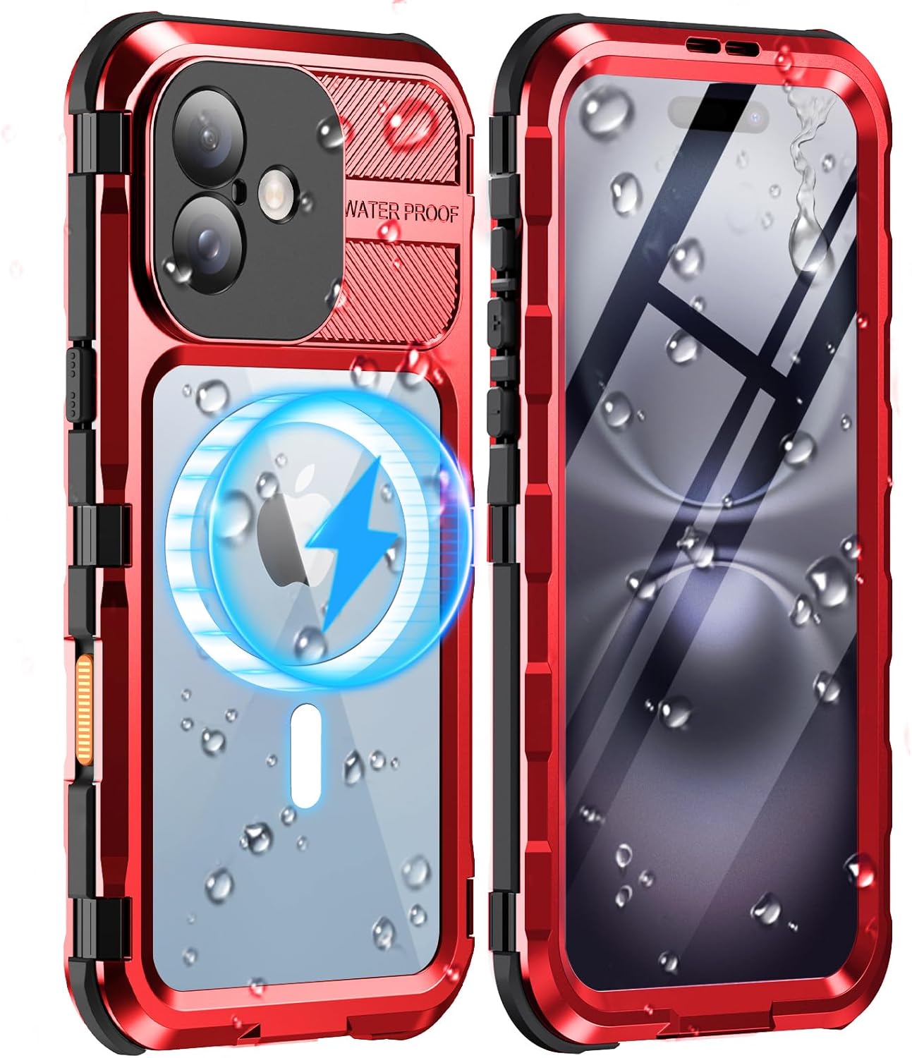 WIFORT Waterproof Case for iPhone 16 Plus - Heavy Duty Protection