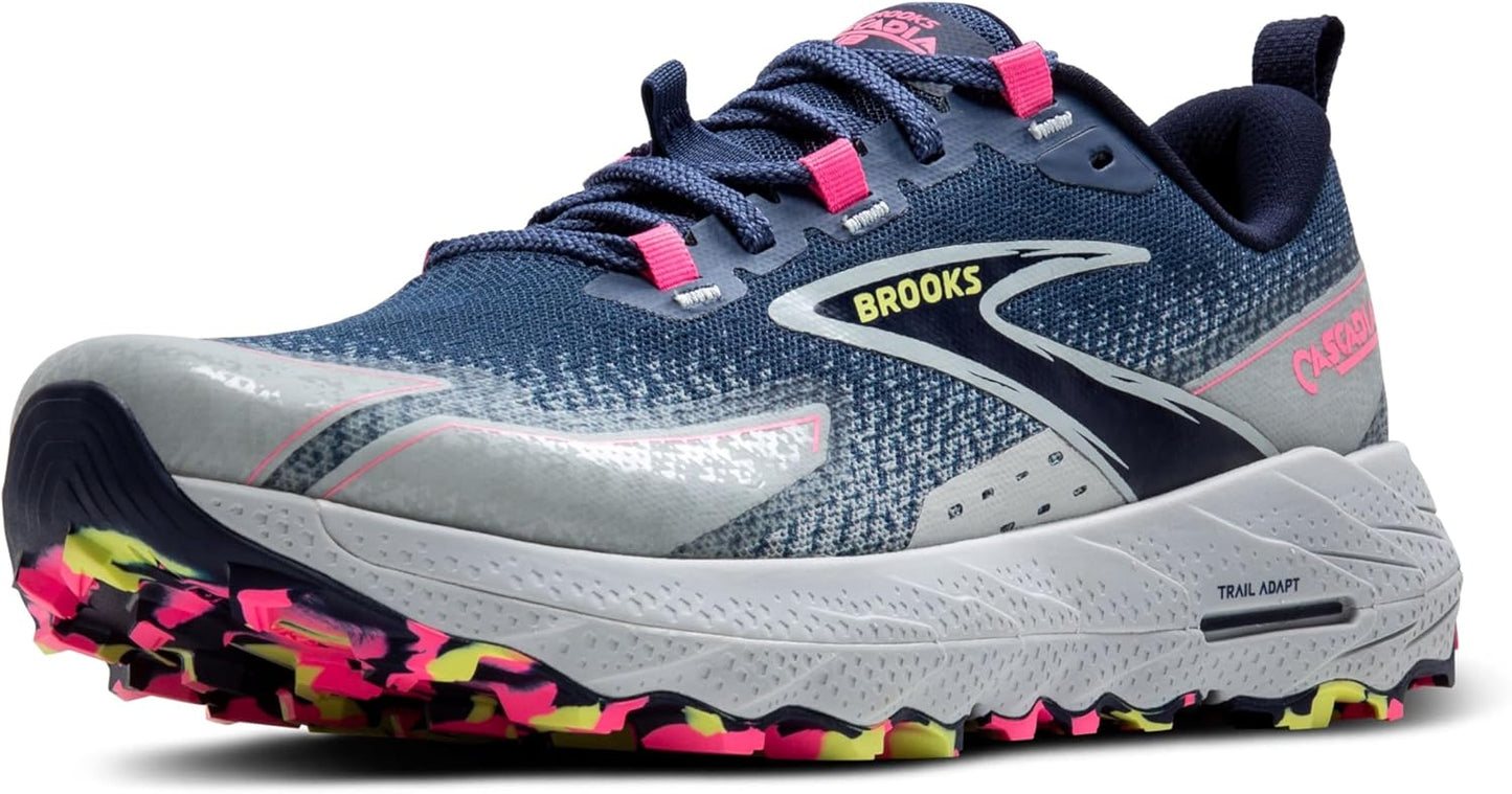 Brooks Womens Cascadia 18 Trail Running Shoe for Comfort