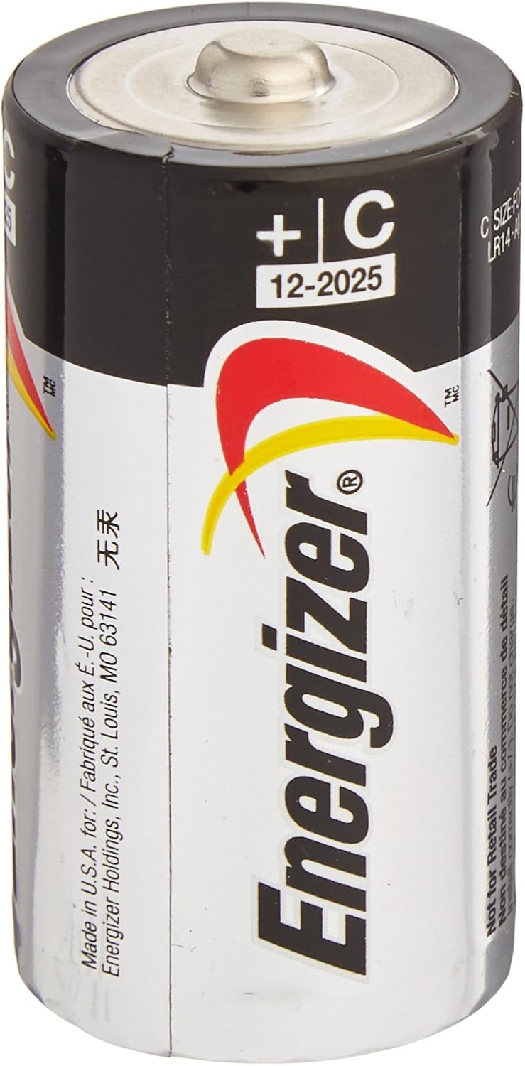 Energizer Max Alkaline C Batteries - Reliable Power Source