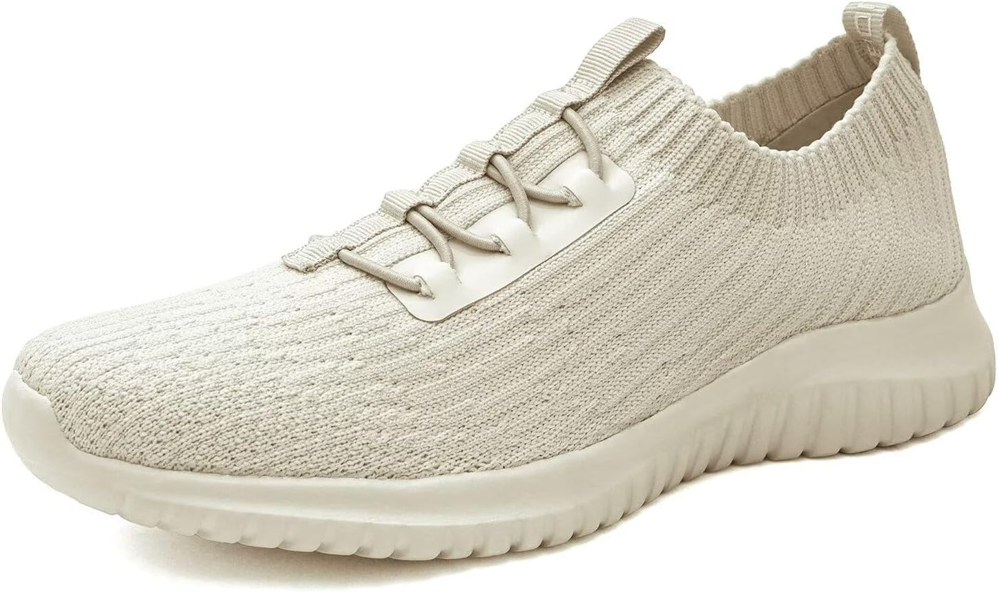 Comfortable Walking Shoes for Women - Slip on Athletic Sneakers