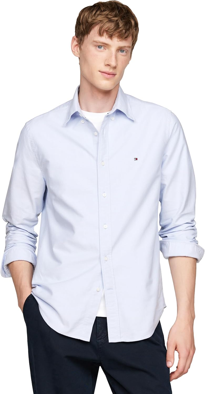 Tommy Hilfiger Long Sleeve Oxford Regular Fit Button Down Shirts