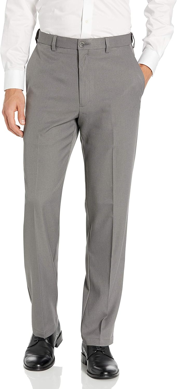 Haggar Men's Cool 18 Pro Classic Fit Golf Pant for Comfort