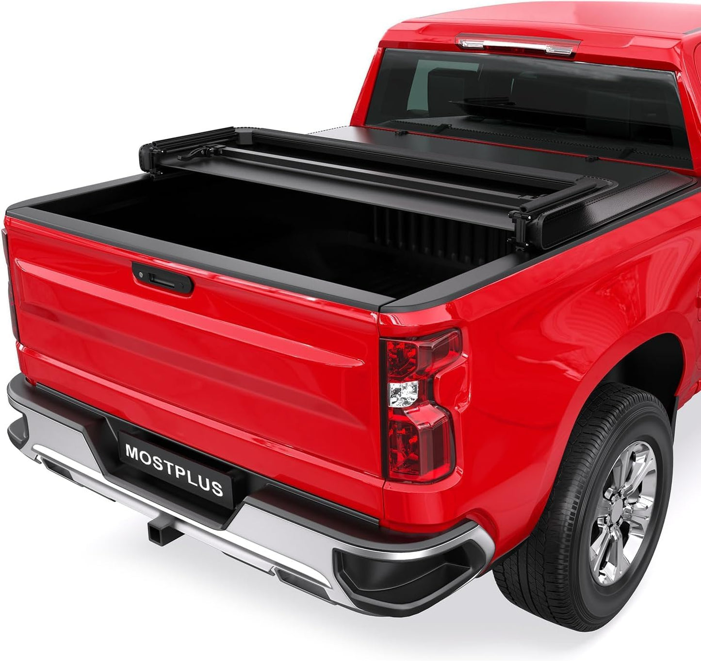 MOSTPLUS Truck Bed Tonneau Cover for 2014-2018 Chevy Silverado