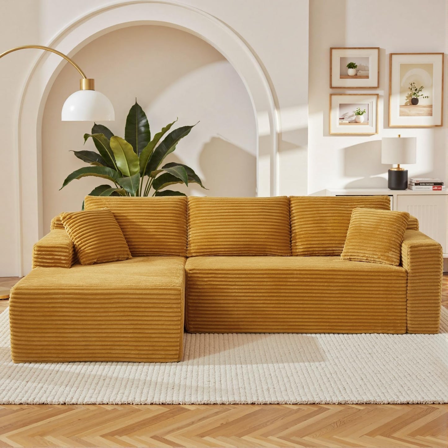 105 Inch Modular Sectional Sofa for Modern Living Spaces