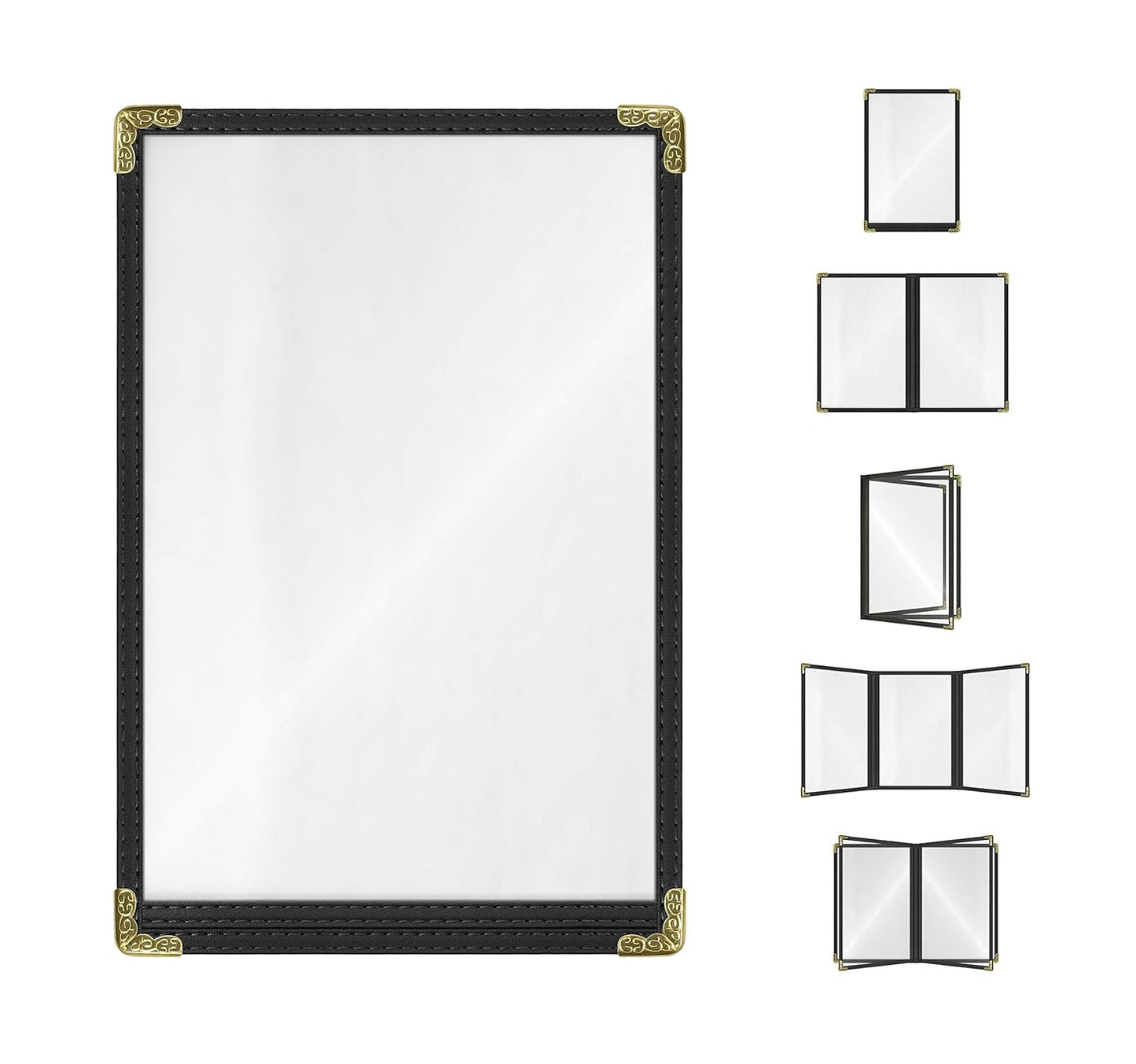 Goodsmart Restaurant Menu Covers 25 Pack for Elegant Displays