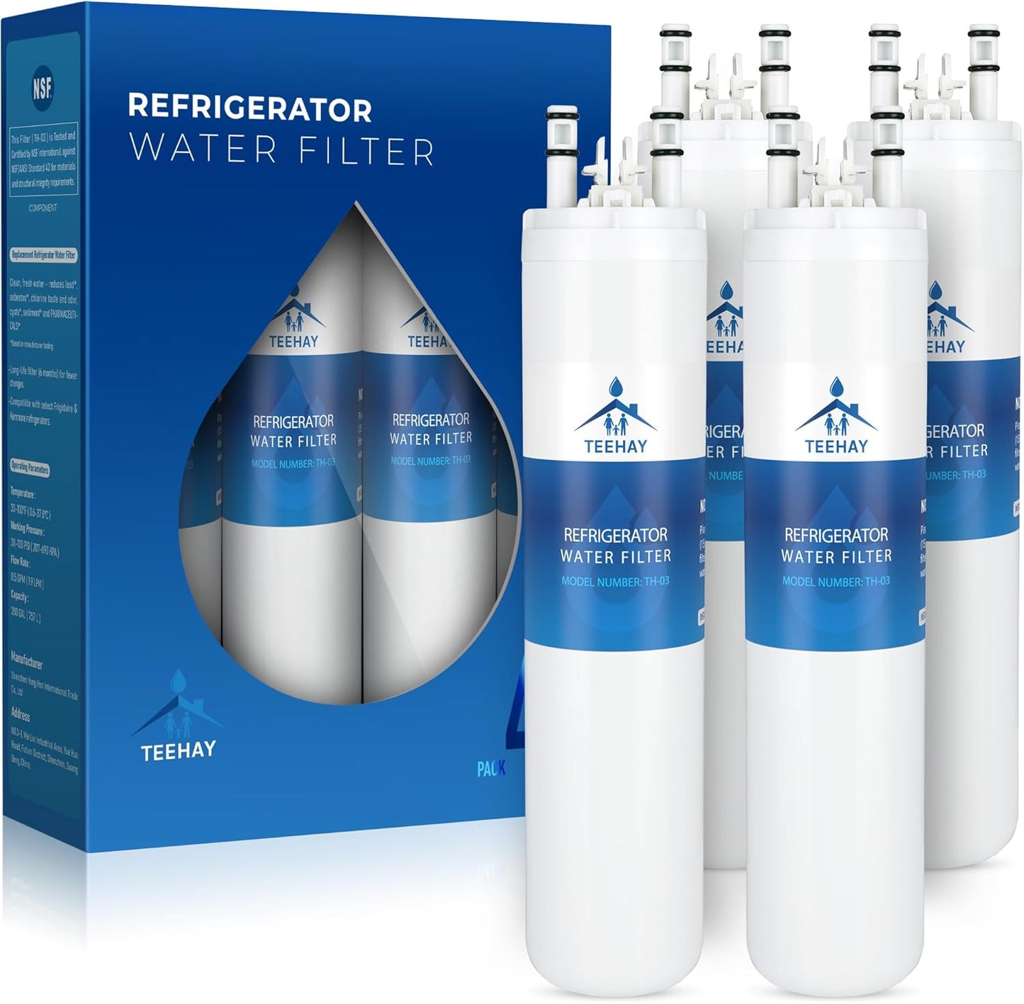 ULTRAWF Water Filter Replacement for Clean Fresh Water