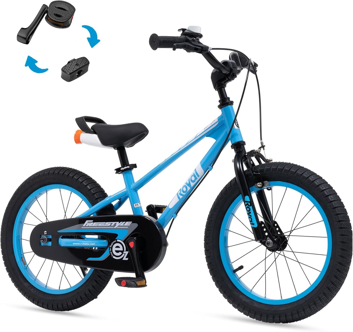 RoyalBaby Kids Bike EZ Balance to Pedal for Ages 3-10 Years