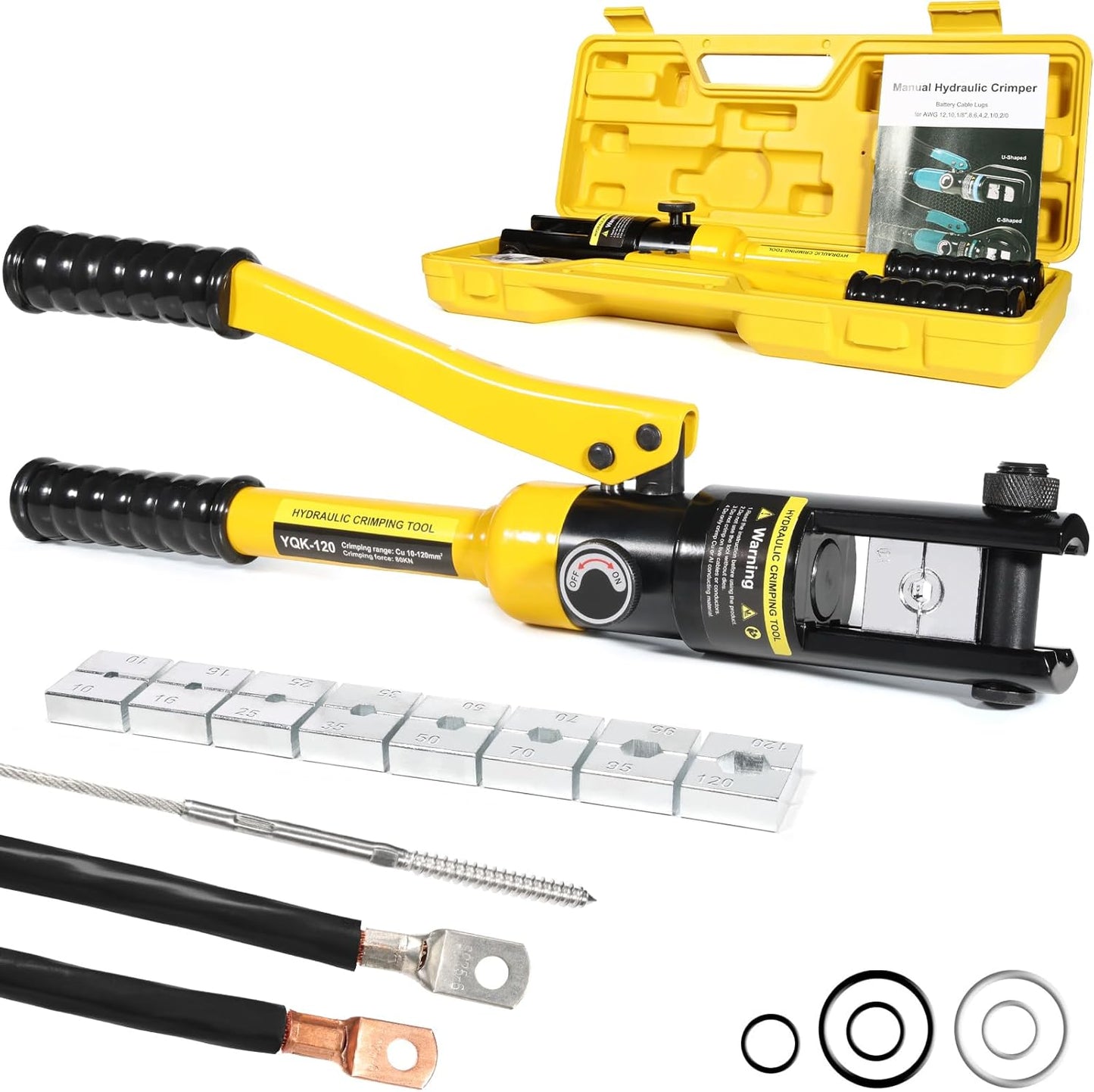 12 Tons Hydraulic Crimping Tool for Cables & Wire Ropes