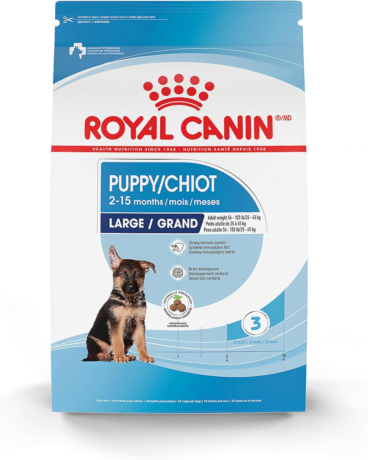 Royal Canin Large Breed Puppy Dry Dog Food for Healthy Growth