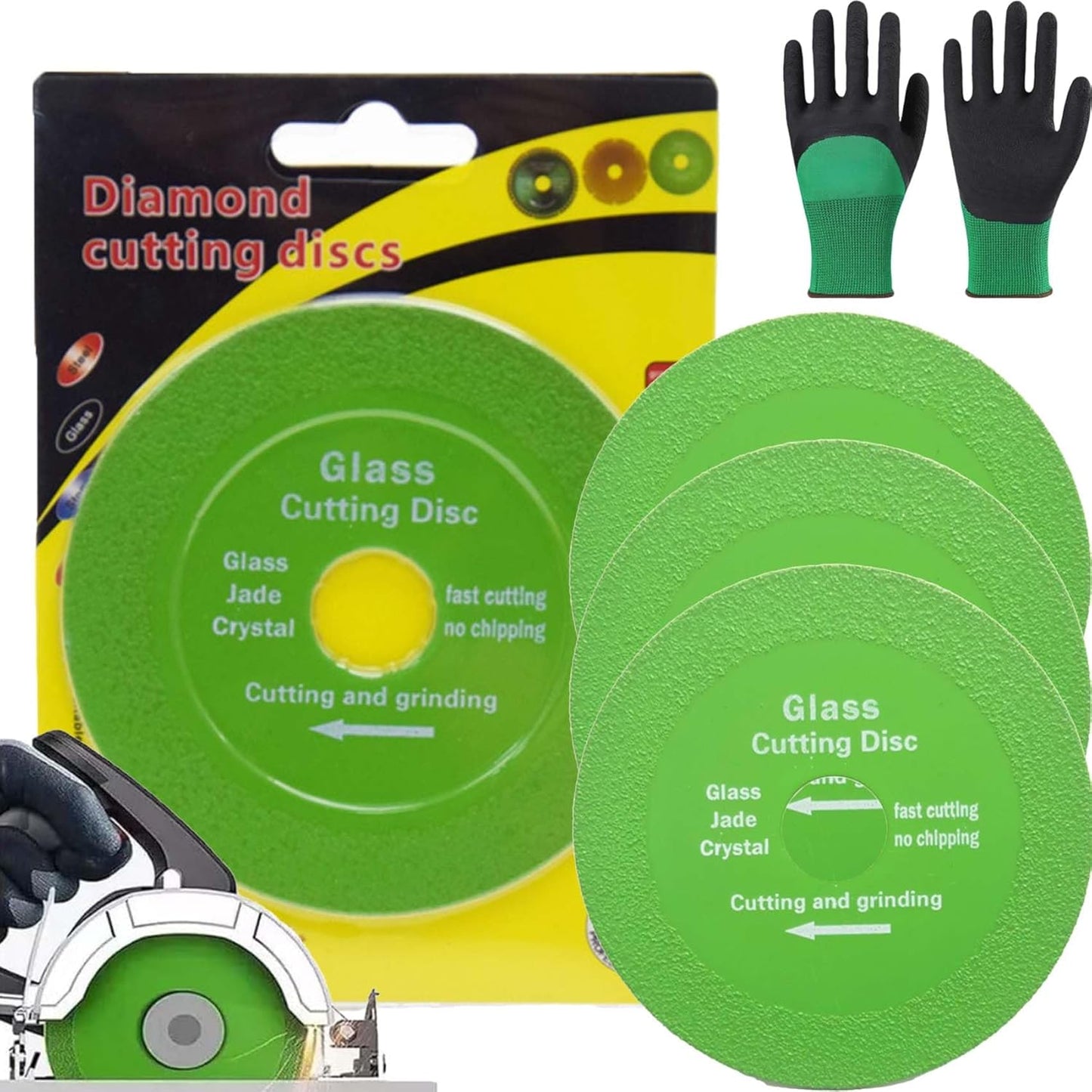 Multipurpose Rock Grinding & Cutting Disc Set