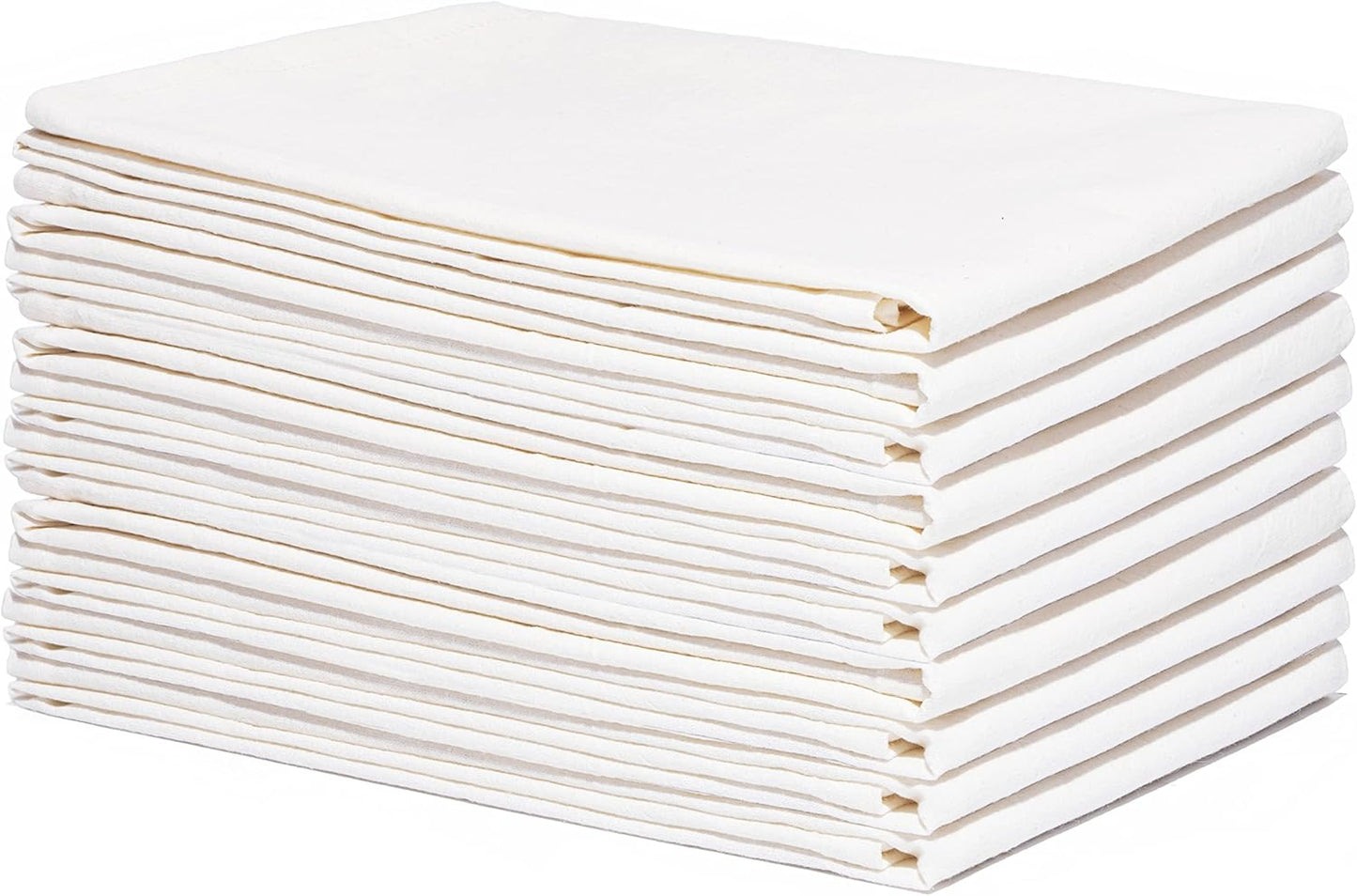 Bulk Flour Sack Kitchen Towels 50 Pack - Unbleached Cotton Towels