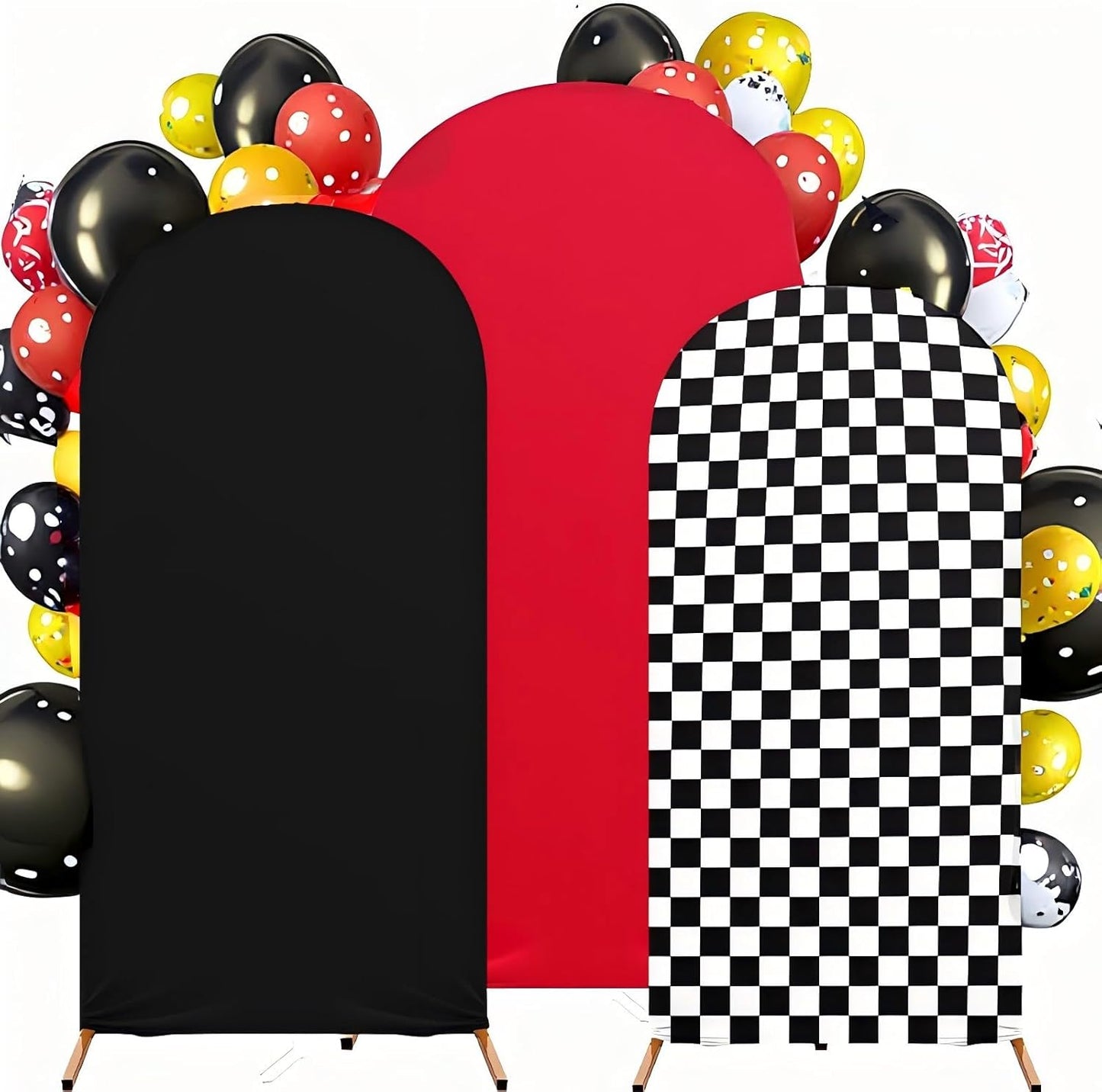 Arch Backdrop Cover Set of 3 for Kids Birthday and Weddings