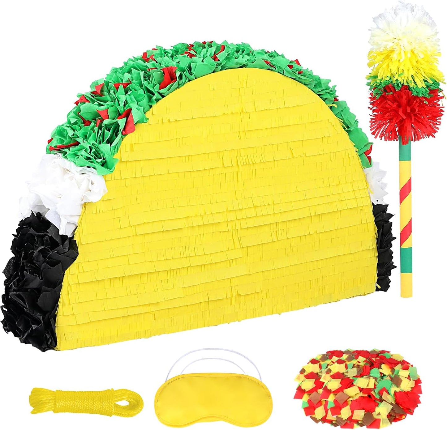 27 in Large Taco Pinata for Birthday Party and Cinco de Mayo