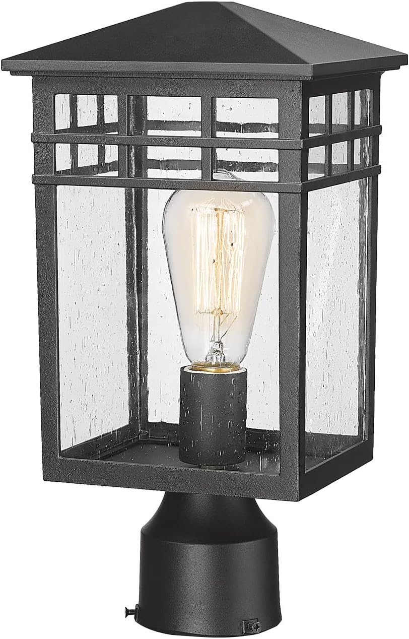 Outdoor Post Light Fixture with Modern Design for Your Garden