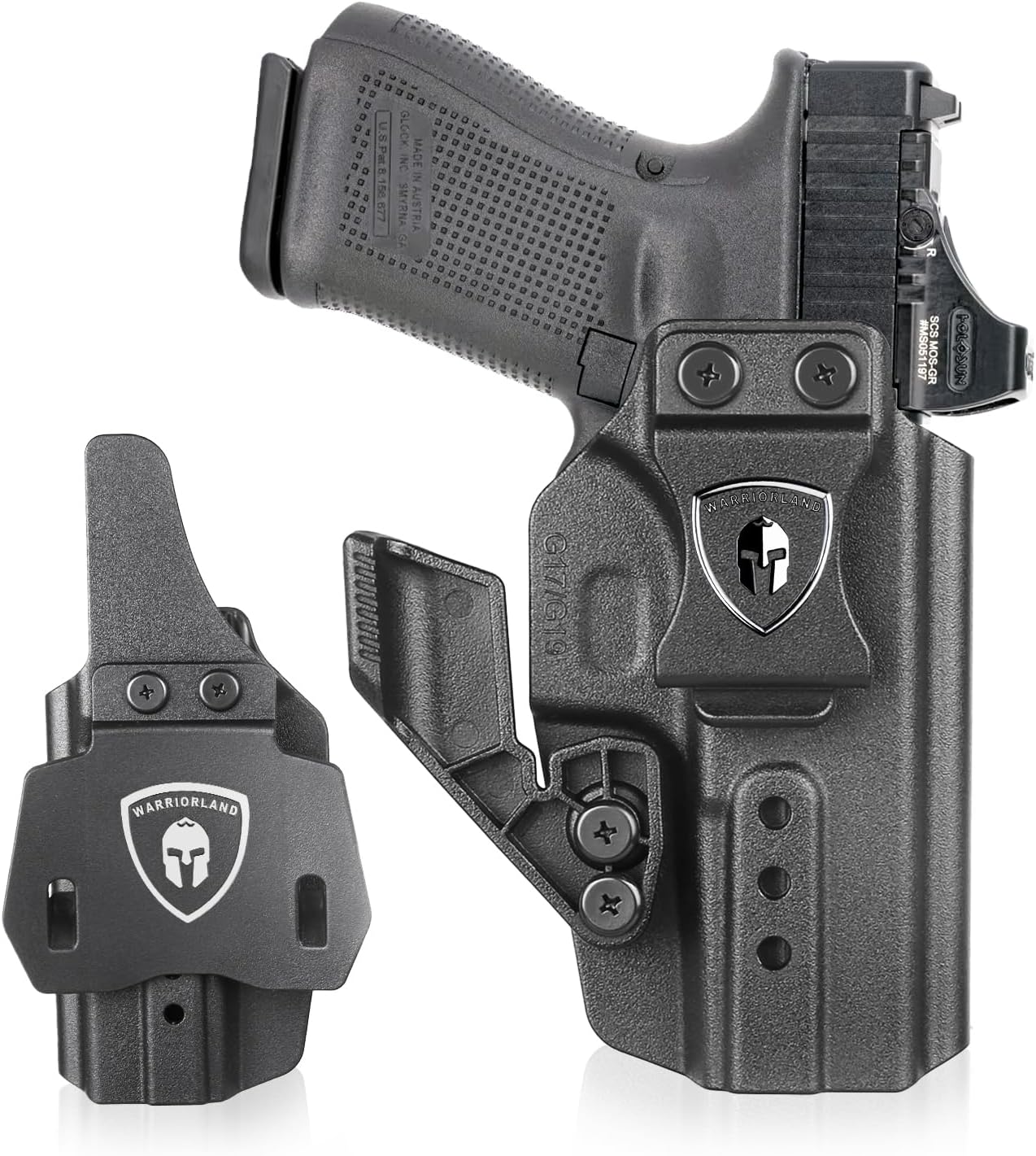 WARRIORLAND IWB & OWB Convertible Holster for Glock Models