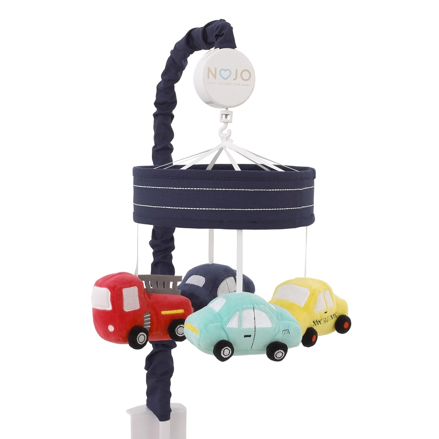 NoJo Transportation Trails Plush Musical Mobile for Cribs